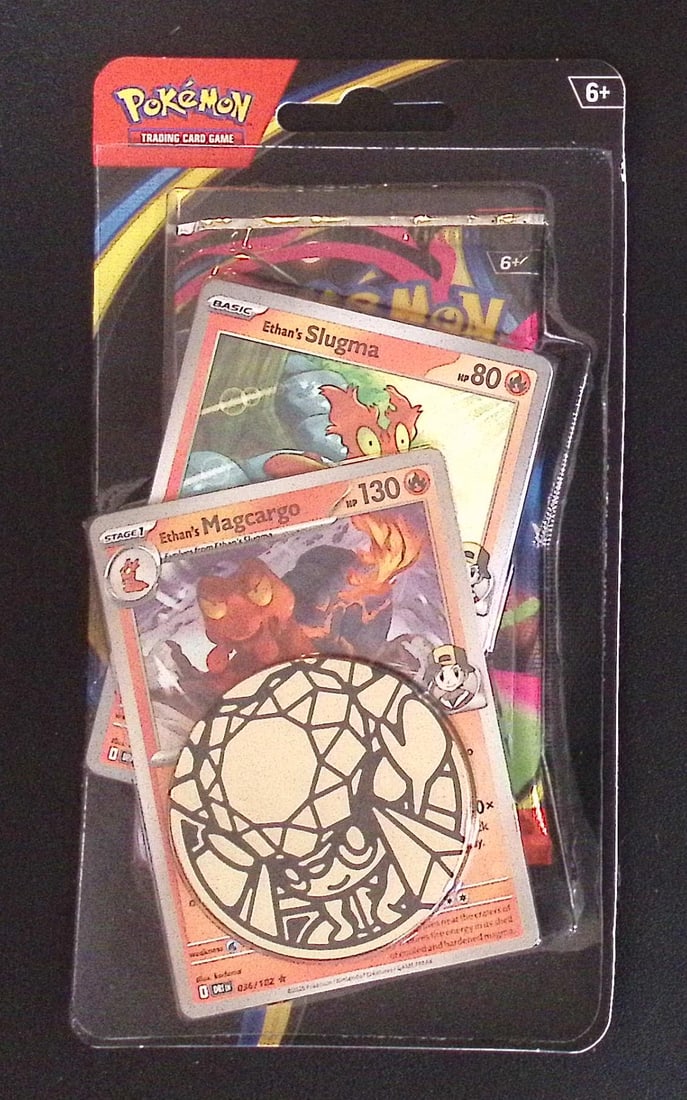 Pokemon Mega Evolutions Phantasmal Flames Single Booster Blister Hanger w/ 1 Coin & 2 Promo Cards: Pokemon Trading Card Game Cards, Charizard, Pikachu, Mewto, EX, Referse Holo, Holo Rare Cards, Secret Rare Cards, Full Art Cards, Evee, 3 Stars Ultra Rare Cards, Double Rare, Illustration Rare, Specia