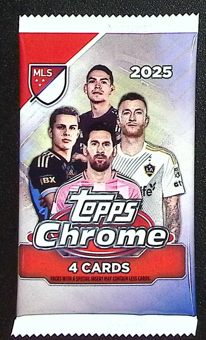 2025 Topps Chrome MLS Soccer Blaster Box Pack (1 of 1)