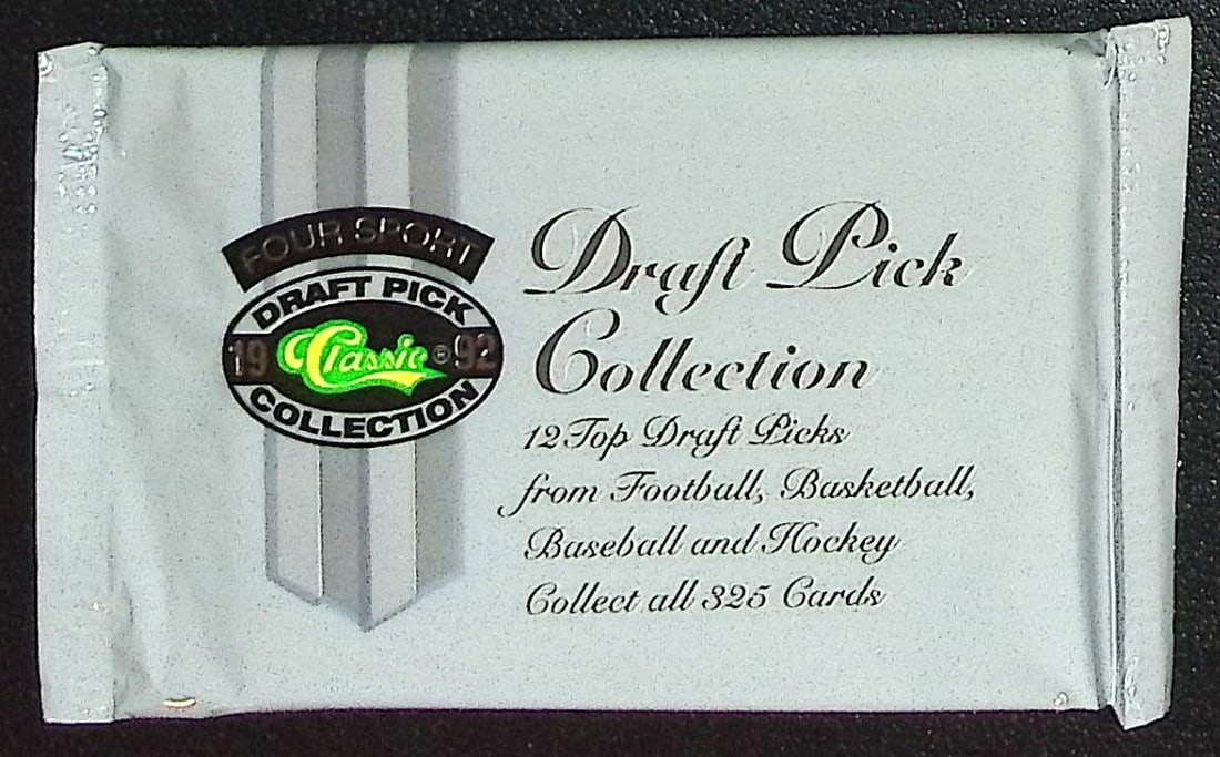 1992 Classic Four Sport Draft Pick Collection Retail Box Wax Pack (1 of 1)