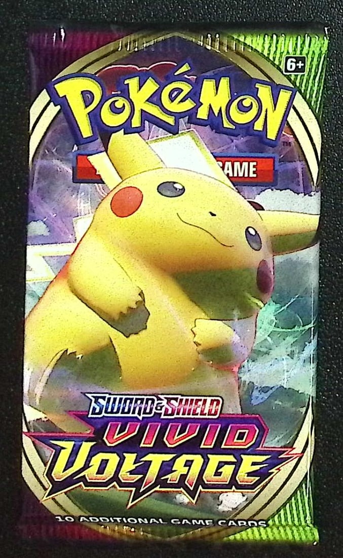 Pokemon Sword and Shield Vivid Voltage 10 Card Booster Pack Charizard Pikachu Holo Rare Cards: Pokemon Trading Card Game Cards, Charizard, Pikachu, Mewto, EX, Referse Holo, Holo Rare Cards, Secret Rare Cards, Full Art Cards, Evee, 3 Stars Ultra Rare Cards, Double Rare, Illustration Rare,
