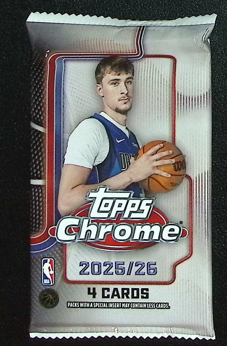 2025 Topps Chrome Basketball BLASTER BOX PACK - Cooper Flagg Rookie Card (1 of 1)