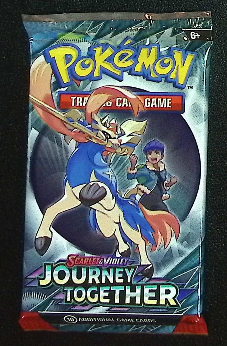2025 Pokemon Scarlet & Violet Journey Together 10 Card TCG Booster Pack Charizard (1 of 1)