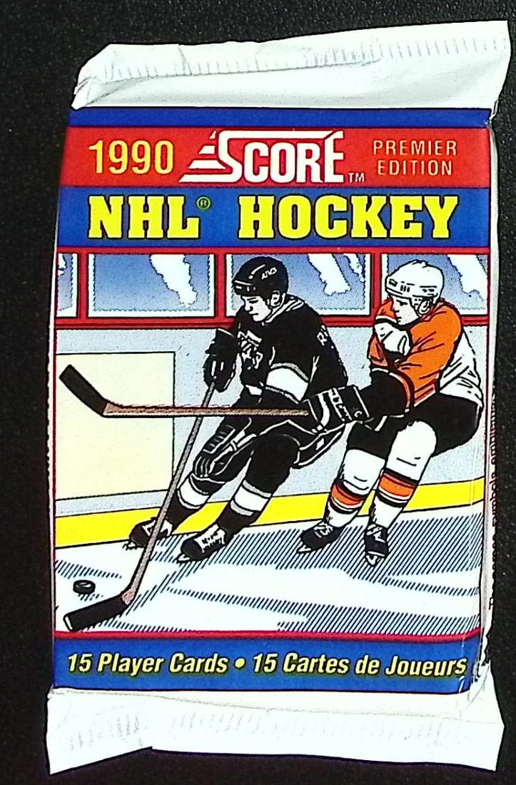 1990 Score Premier Edition Hockey Cards Retail Box Pack Sports Cards Wayne Gretzky (1 of 1)