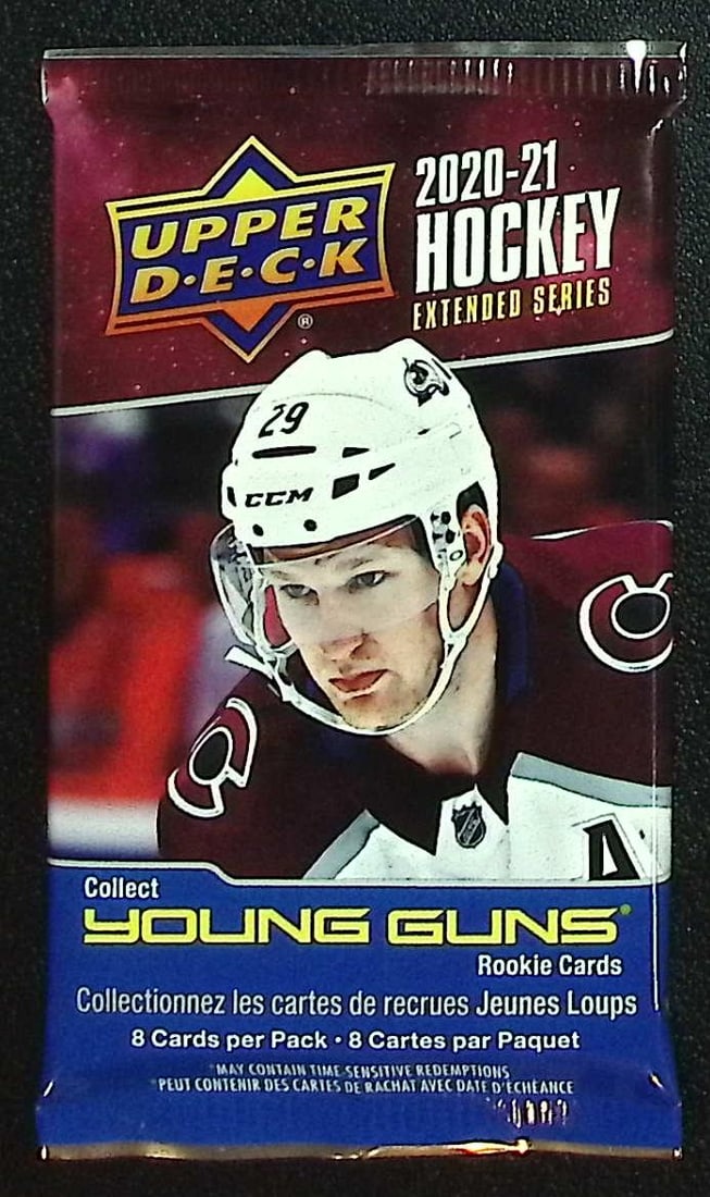 2020-21 Upper Deck Extended Series Hockey Card RETAIL BOX PACK Sports Cards (1 of 1)