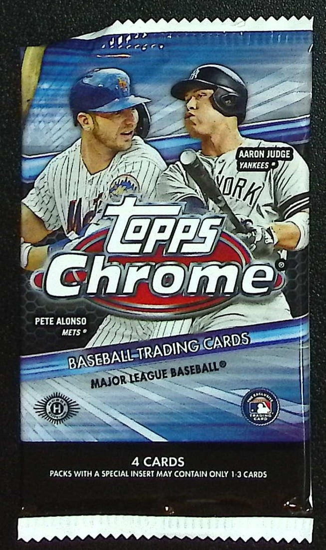 2020 Topps Chrome Baseball Card HOBBY BOX PACK Sports Cards MLB Trading Cards (1 of 1)