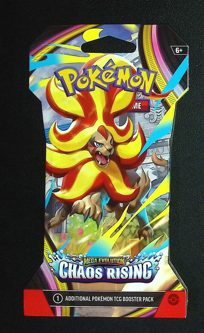 2026 Pokemon Chaos Rising 10 Card Booster Pack Charizard Pikachu Holo Rare Cards (1 of 1)