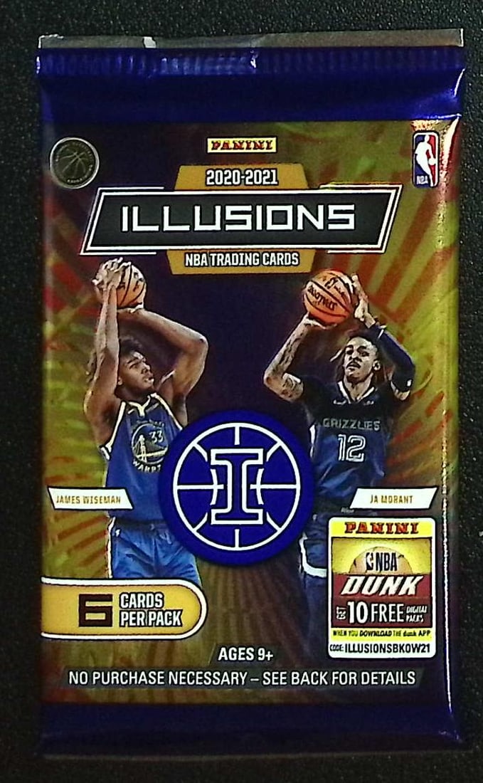 2020-21 Panini Illusions Basketball MEGA Box Pack Rookies: Lamelo Ball, Anthony Edwards, Tyrese: Rookies: Tyrese Haliburton, Tyrese Maxey, Lamelo Ball, Anthony Edwards, Onyeka Okongwu, Immanuel Quickley. Panini Illusions Basketball NBA Trading & Sports Cards, Sports Cards for Sale Near Me, Auctio