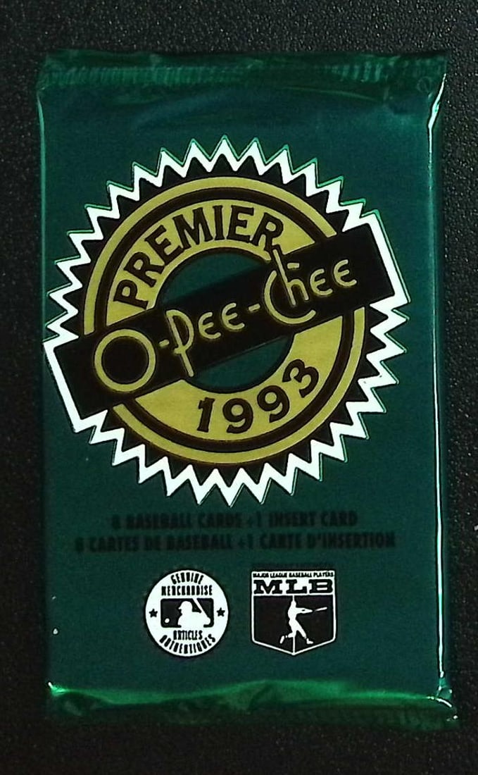 1993 O Pee Chee Premier Baseball Cards Retail Box Pack (1 of 1)