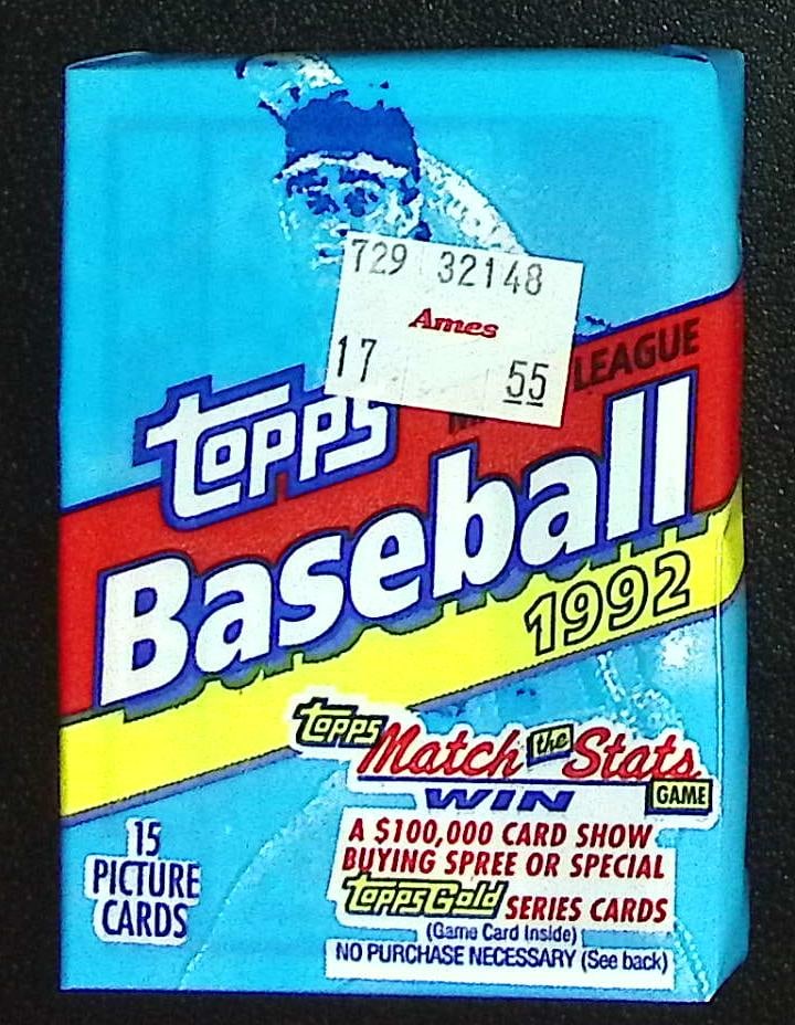 1992 Topps Vintage Series 1 Baseball Cards RETAIL BOX WAX PACK, Sports Cards Rookie Cards: Topps Vintage Rookie Basseball MLB Trading & Sports Cards, Old Baseball and Sports Cards For Sale Near Me, World Series Players, Hall of Fame Stars, Nolan Ryan, Ryne Sandberg, Bo Jackson, Don Mattingl