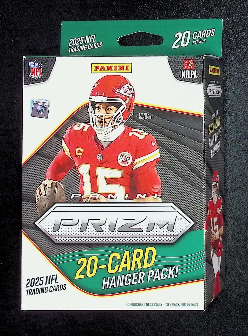 2025 Panini Prizm Football HANGER BOX - Jaxson Dart, Cam Skattebo, Travis Hunter, Emeka Egbuka: Panini Rookie Football NFL Trading & Sports Cards, Rookie Cards in This Set are Jaxson Dart, Cam Ward, Shedeur Sanders, Cam Skattebo, Travis Hunter, Football & Sports Cards for Sale Near Me, Silver, W