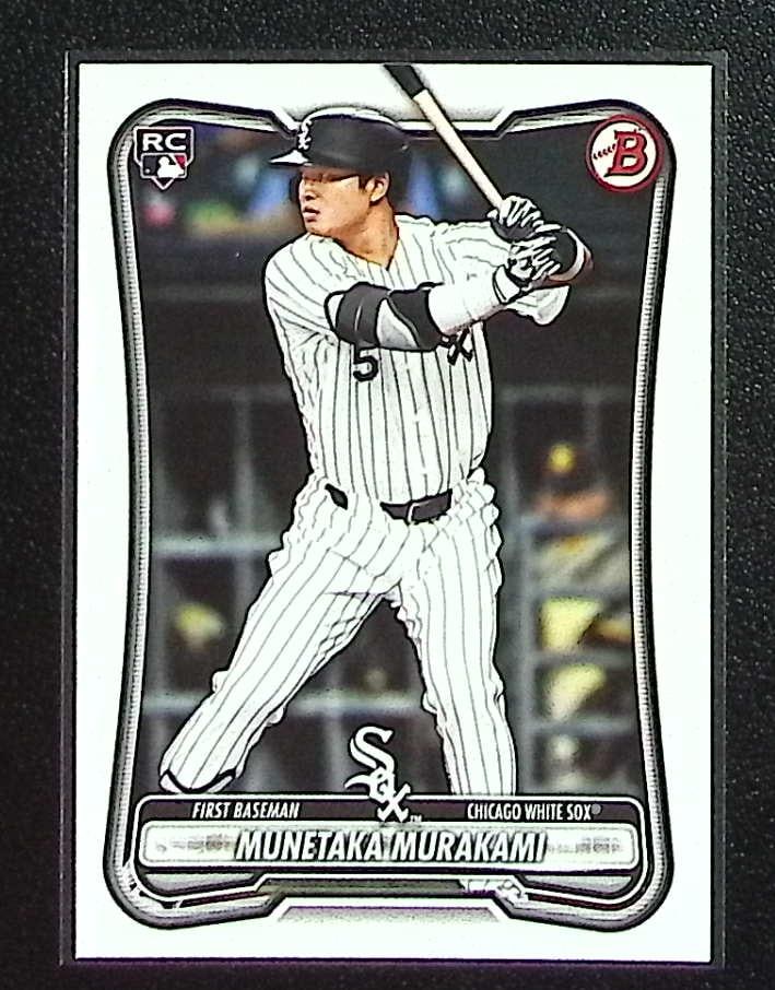 Munetaka Murakami Rookie Card 2026 Bowman #9 Chicago White Sox: Bowman Baseball MLB Trading & Sports Cards, Sports Cards for Sale Near Me, World Series & Hall of Fame Players, SP, SSP, Chrome, 1st Bowman, Auction Memorabilia Lots Sold On Line