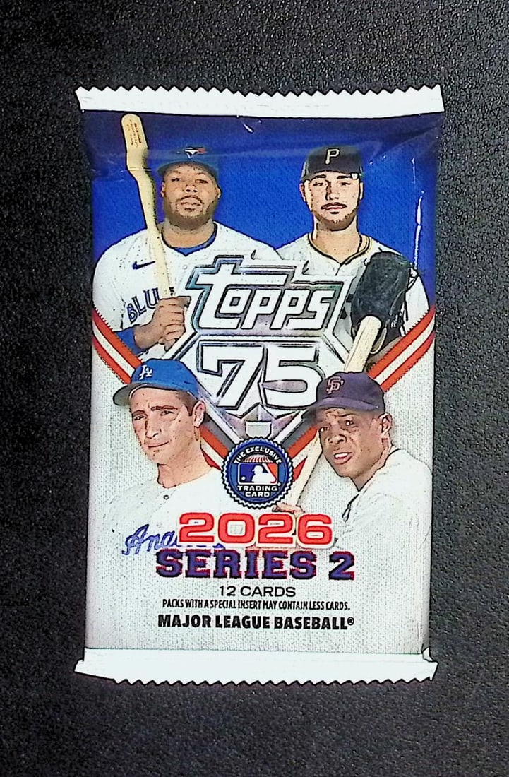 2026 Topps Series 2 Baseball 75th Anniversary BLASTER BOX PACK (1 of 1)