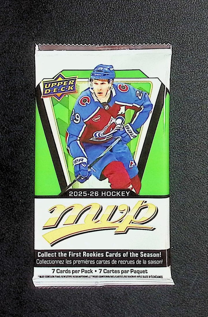 2025-26 Upper Deck MVP Hockey BLASTER BOX PACK - NHL Sports Trading Card (1 of 1)