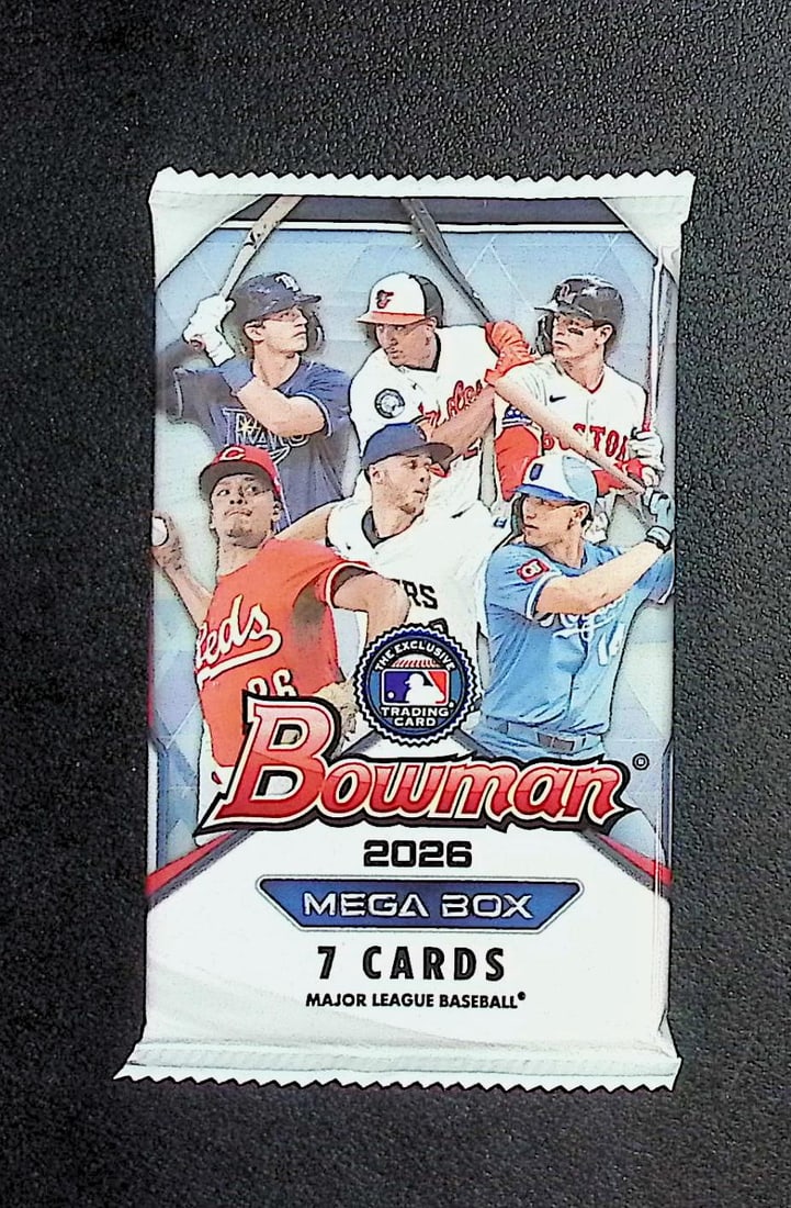 2026 Bowman Baseball Cards MEGA BOX PACK, Roman Anthony Rookie Card, Konnor Griffin Prospect (1 of 1)