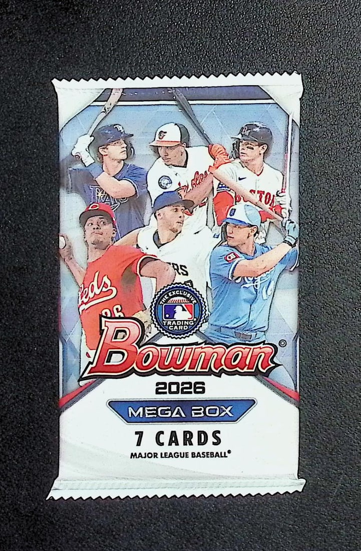 2026 Bowman Baseball Cards MEGA BOX PACK, Roman Anthony Rookie Card, Konnor Griffin Prospect (1 of 1)