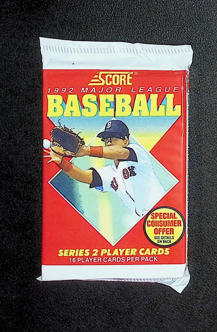 1992 Score Series 2 Vintage Baseball Cards Retail Box Pack, Sports Cards (1 of 1)