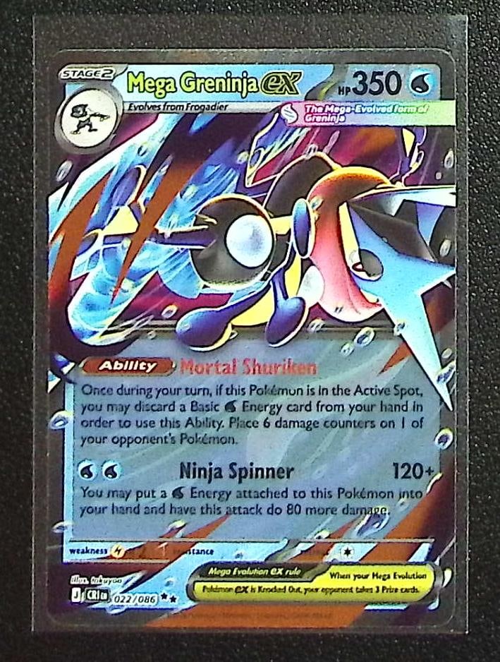 Pokemon Chaos Rising Mega Greninja Ex #22 (1 of 2)
