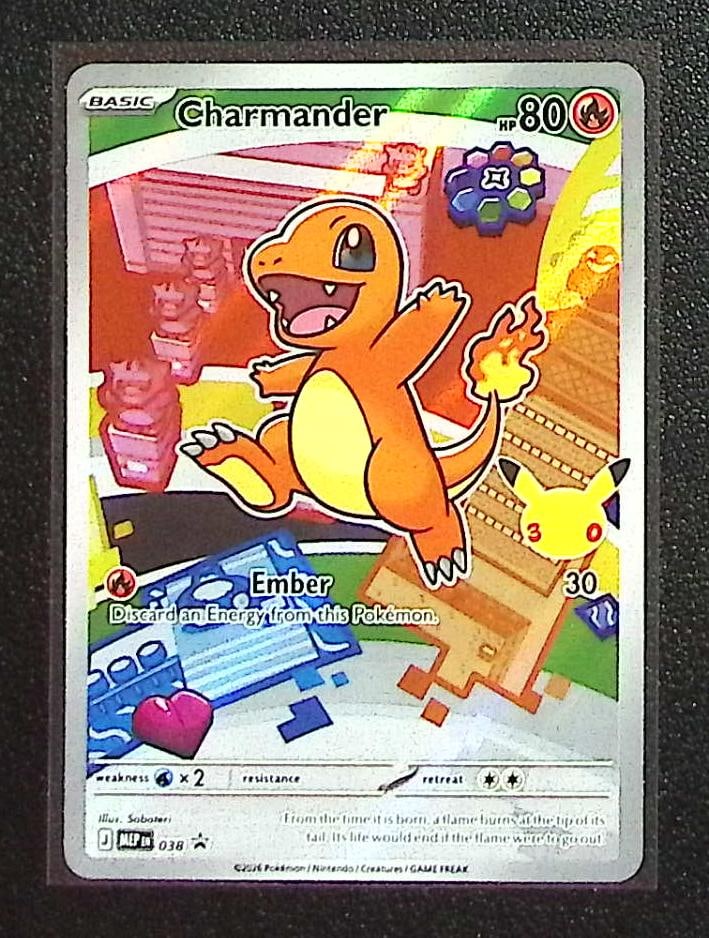 Pokemon Mega Evolution Promo First Partner Illustration Charmander #38 (1 of 2)