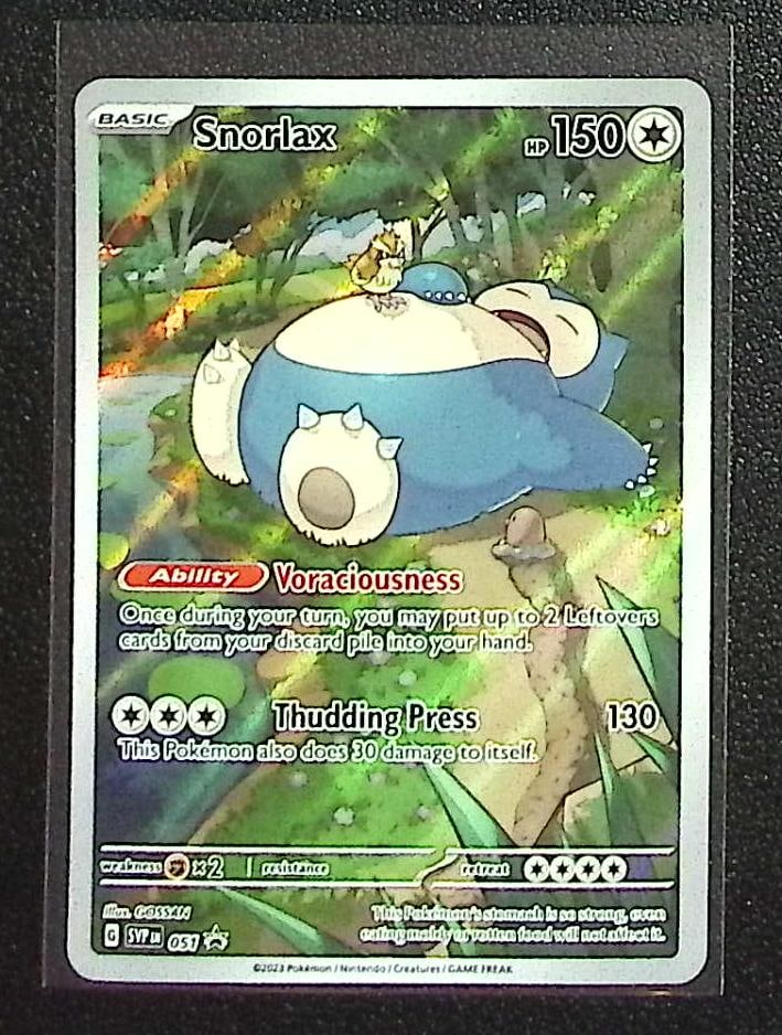 Pokemon Scarlet & Violet Promo 151 ETB Snorlax #51 (1 of 2)