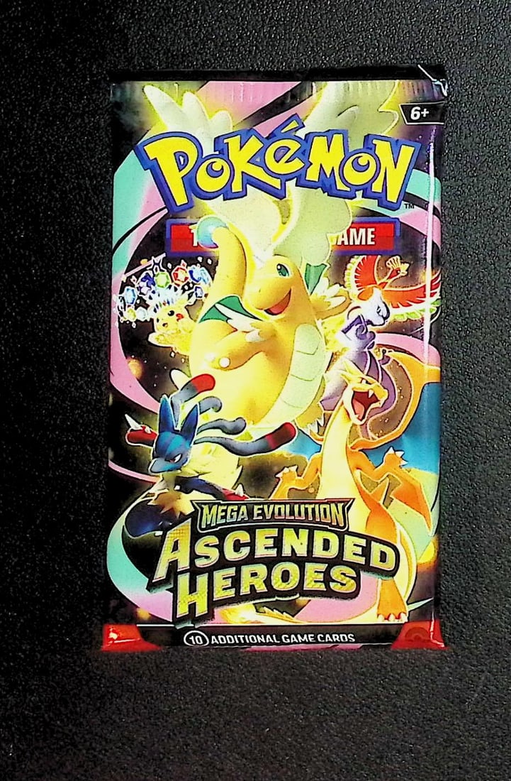 2025 Pokemon Ascended Heroes Card Booster Pack Charizard, Pikachu: Pokemon Trading Card Game Cards, Charizard, Pikachu, Mewto, EX, Referse Holo, Holo Rare Cards, Secret Rare Cards, Full Art Cards, Evee, 3 Stars Ultra Rare Cards, Double Rare, Illustration Rare, Specia