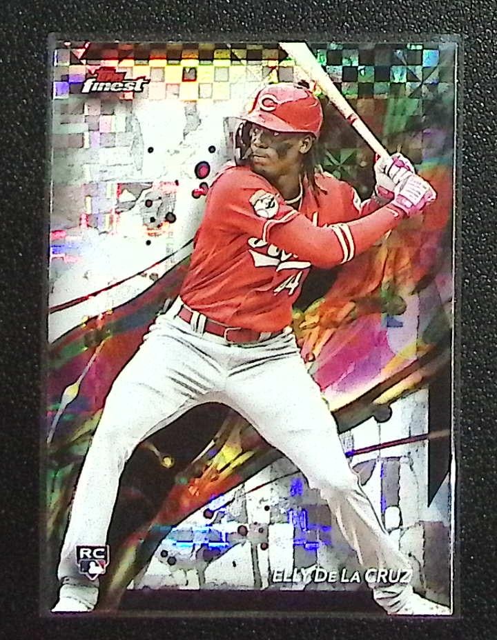 Elly De La Cruz Rookie Card Xfractor 2024 Topps Finest #64 Cincinnati Reds (1 of 2)