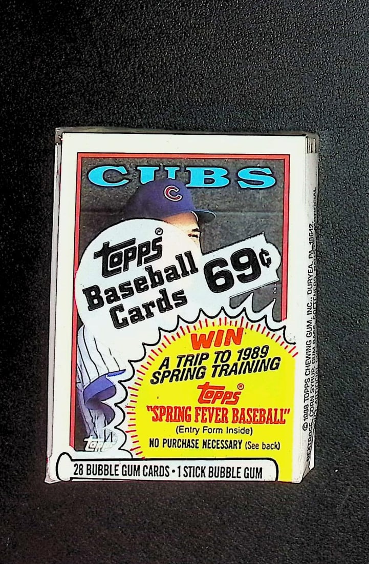1988 Topps Series 1 Vintage Baseball Card CELLO RETAIL BOX PACK Sports Cards (1 of 2)