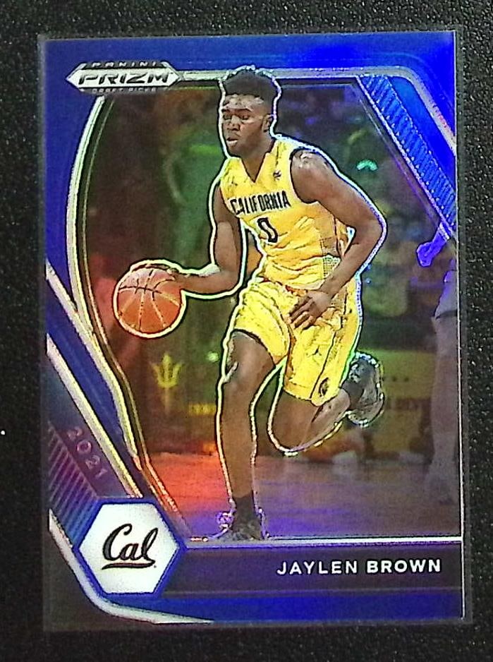 Jaylen Brown Blue Prizm /199 2021 Prizm Draft Picks #79 Cal, Celtics (1 of 2)