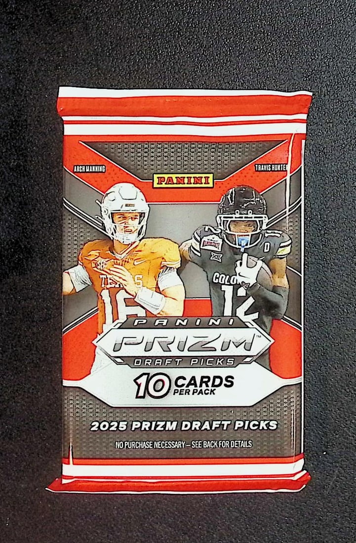 2025 Panini Prizm Draft Picks Football Card Mega Box Pack Sports Card Rookie NFL Trading Cards (1 of 1)