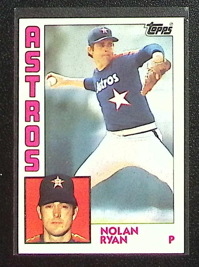 Nolan Ryan 1984 Topps #470 Houston Astros (1 of 2)