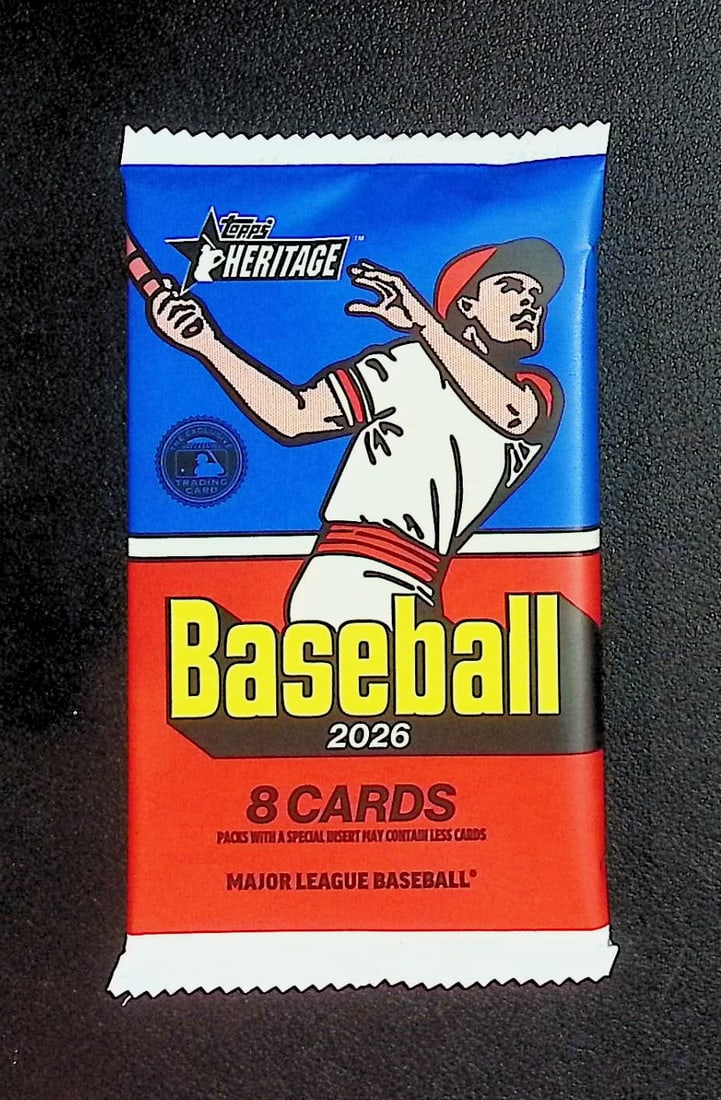 2026 Topps Heritage Series 1 Baseball MEGA BOX PACK (1 of 1)