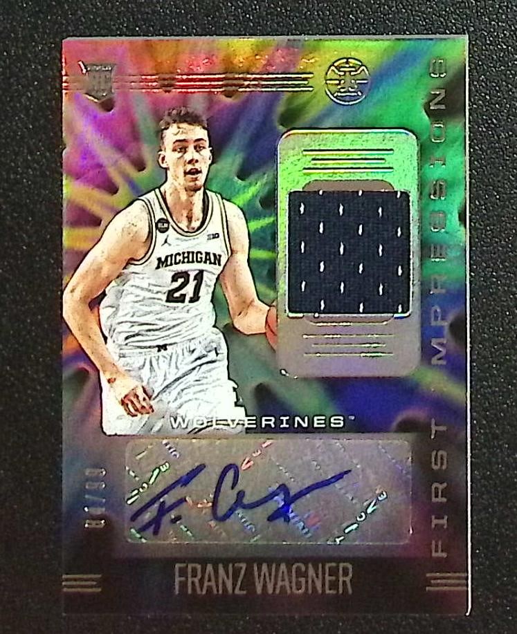 Franz Wagner Rookie Patch Auto /99 2021 Chronicles Illusions Draft Picks #FI-FWA (1 of 2)