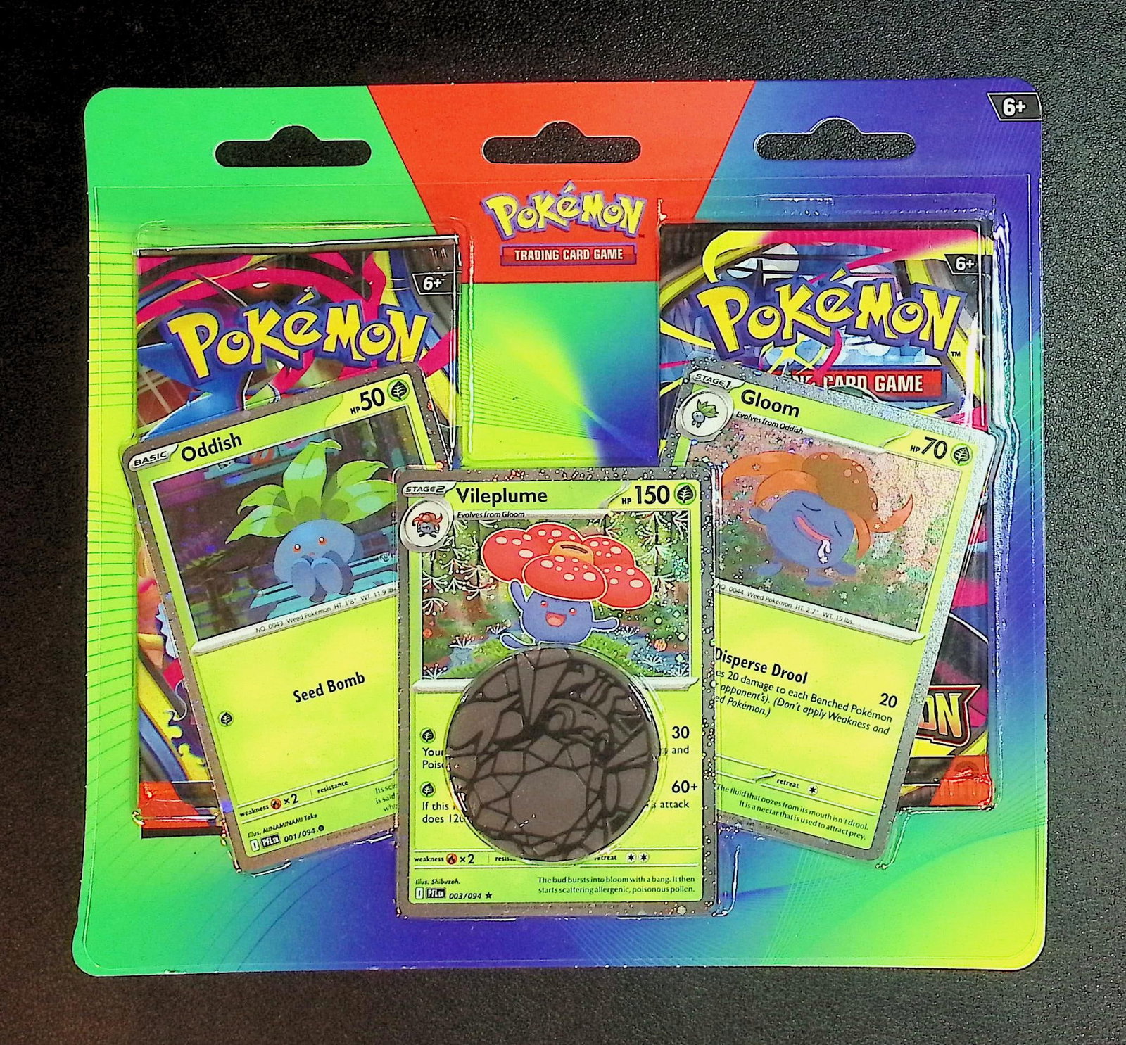 Pokemon Blister Booster Hanger: 1 - 2025 Pokemon Mega Evolutions & 1 - Phantasmal Flames (1 of 1)