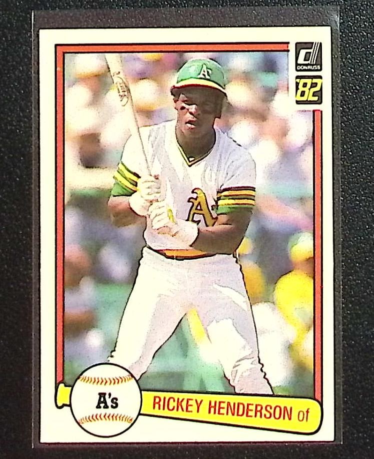 Rickey Henderson 1982 Donruss #113 Has a Few Dinged Corners See Pics (1 of 2)