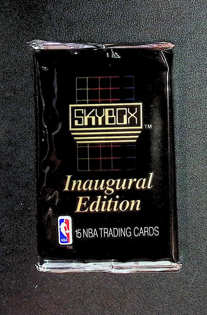 1990 Skybox SERIES 1 Innaugural Edition Basketball Vintage Basketball Retail Box Wax Pack: Vintage Valuable Basketeball NBA Trading & Sports Cards Sold On Line, Michael Jordan, Chicago Bulls, David Robinson Rookie Card, Shawn Kemp Rookie Card, Magic Johnson, Larry Bird, Tim Hardaway RC, Old