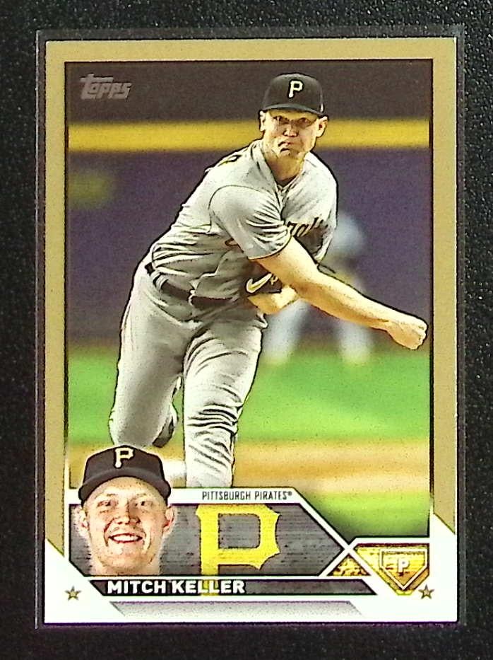 Mitch Keller Gold /2023 2023 Topps #442 Pittsburgh Pirates: Topps Baseball MLB Trading & Sports Cards, Sports Cards for Sale Near Me, World Series & Hall of Fame Players Memorabilia, Refractors, X-Fractors, Numbered, SP, SSP, Valuable Auction Memorabilia Lots 