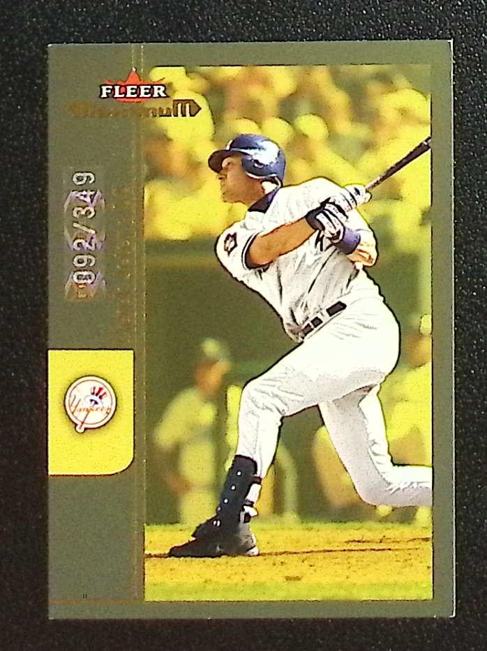 Derek Jeter Gold /349 2002 Fleer Maximum #34 New York Yankees (1 of 2)