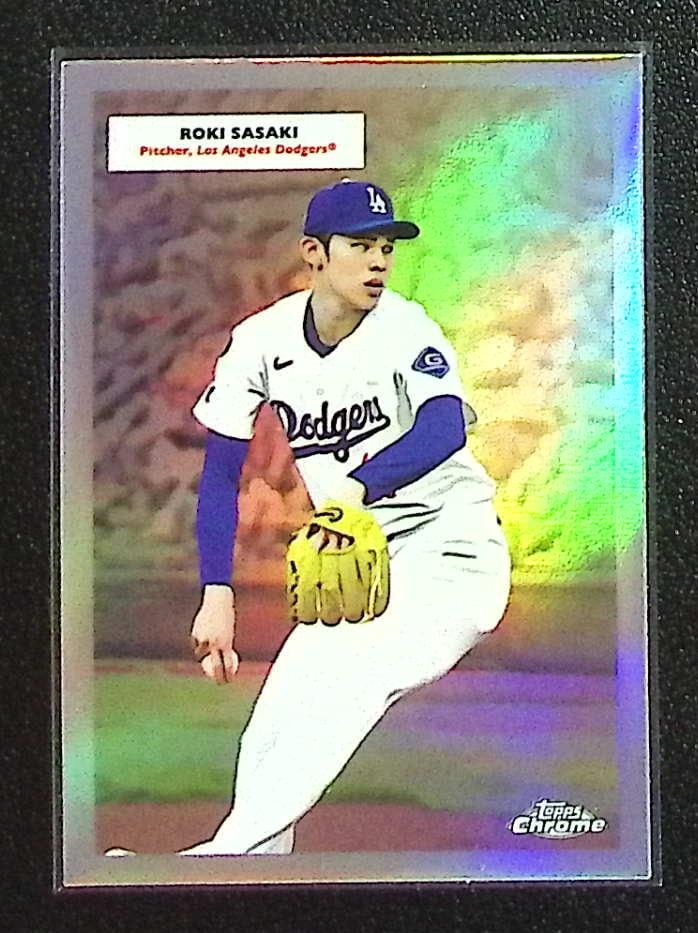 Roki Sasaki/Yoshinobu Yamamoto (Rookie) 2025 Topps Chrome Platinum #55DH-9 Dodgers: Topps Baseball MLB Trading & Sports Cards, Sports Cards for Sale Near Me, World Series & Hall of Fame Players Memorabilia, Refractors, X-Fractors, Numbered, SP, SSP, Valuable Auction Memorabilia Lots 