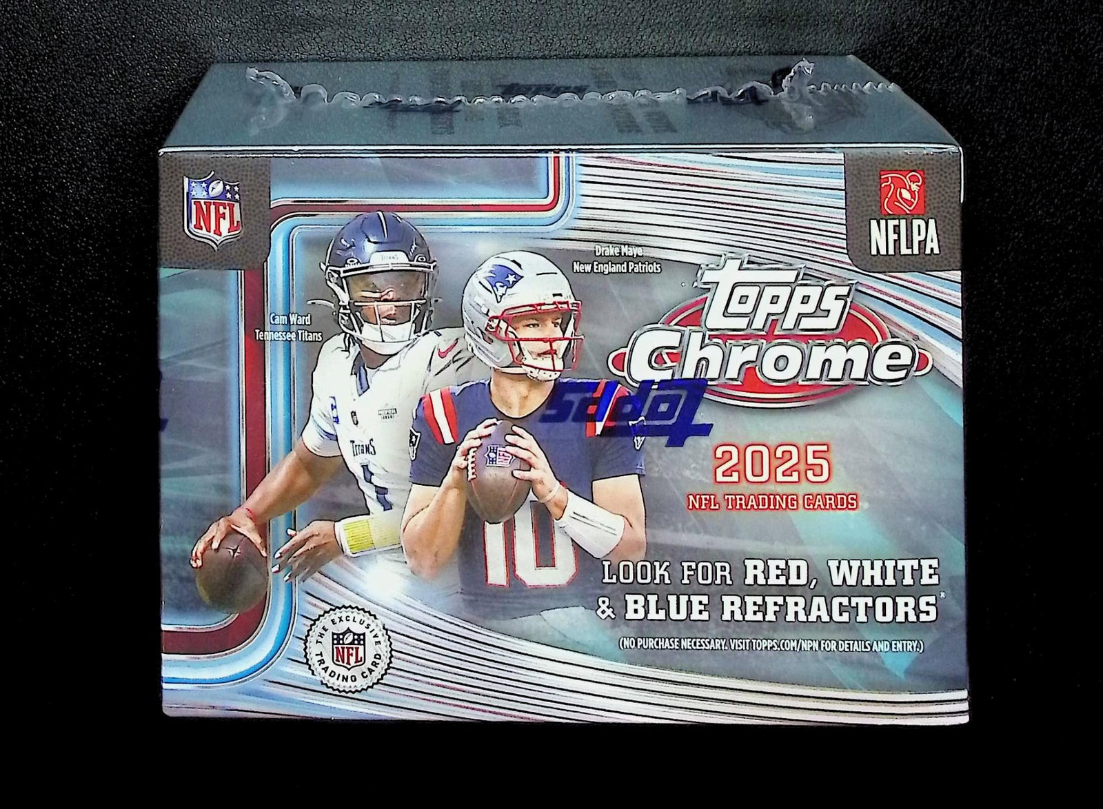 2025 Topps Chrome Football Blaster Box: Topps Football NFL Trading & Sports Cards, Refractors, Prism Refractors, X-Fractors, Sports Cards for Sale Near Me, Super Bowl & Hall of Fame Players, Autographs, SP, SSP, Valuable Auction Memorabilia