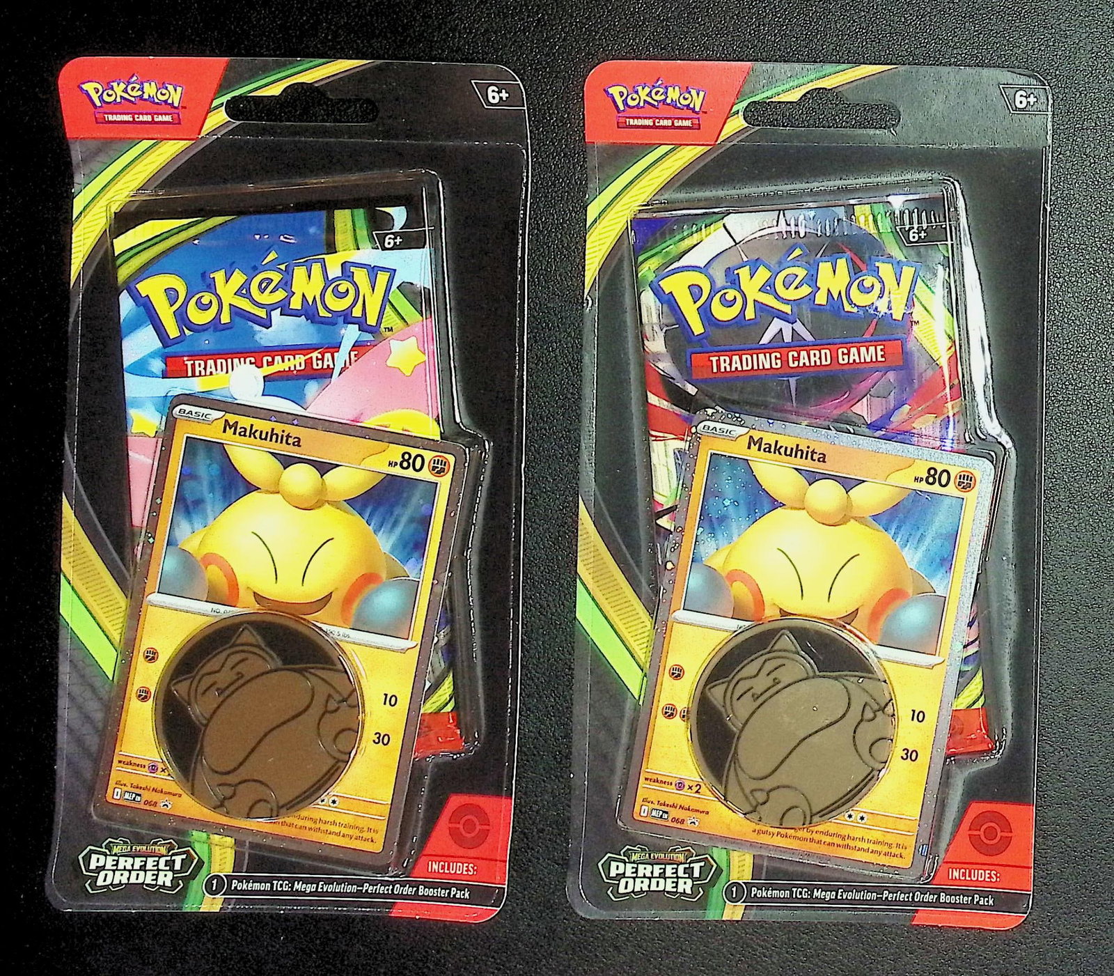 2 COUNT: Pokemon Perfect Order Single Booster Blister Hanger w/ 1 Coin & 1 Promo Card: Pokemon Trading Card Game Cards, Charizard, Pikachu, Mewto, EX, Referse Holo, Holo Rare Cards, Secret Rare Cards, Full Art Cards, Evee, 3 Stars Ultra Rare Cards, Double Rare, Illustration Rare, Specia