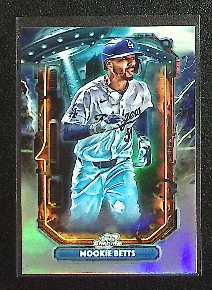 Mookie Betts Extraterrestrial Talent 2025 Topps Cosmic Chrome #ET-7 LA Dodgers (1 of 2)