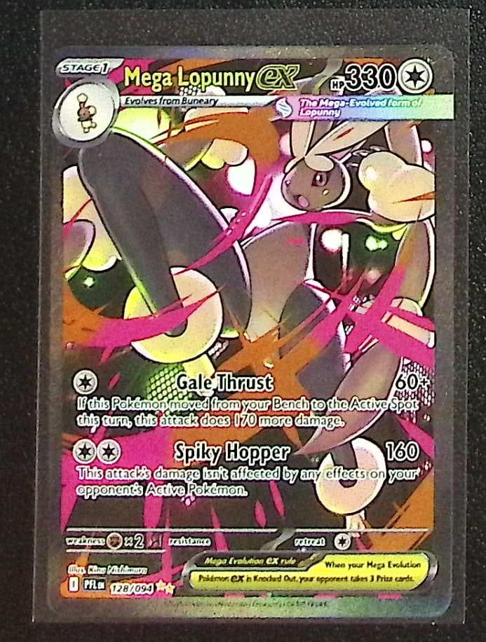 Pokemon Phantasmal Flames Mega Lopunny Ex Special Illustration Rare #128 (1 of 2)