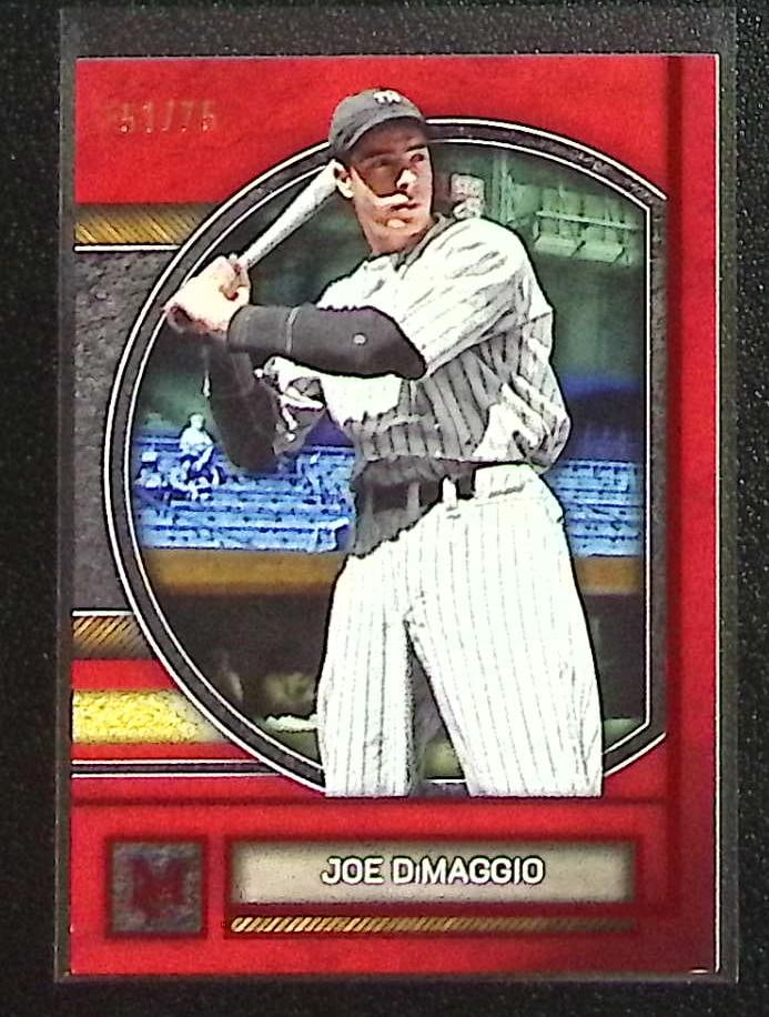 Joe DiMaggio Ruby /75 2025 Topps Museum Collection #22 (1 of 2)