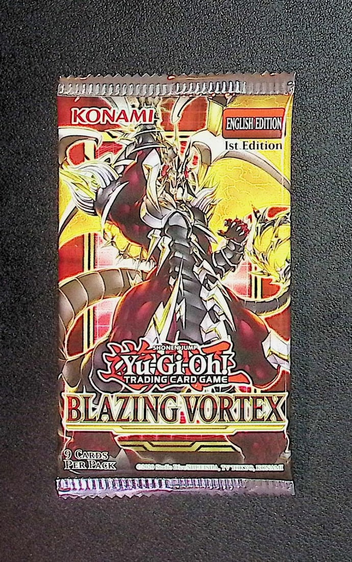 2020 Yu-Gi-Oh! Blazing Vortex Booster Pack - 1 Foil in Every Pack - English 1st Edition Blister (1 of 1)