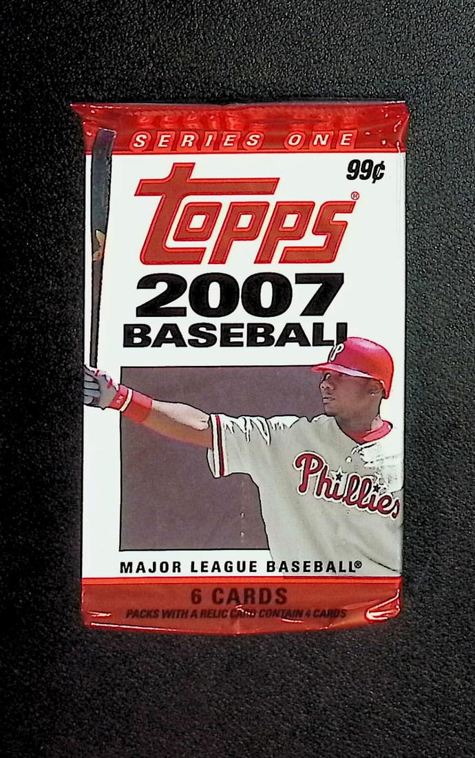2007 Topps Series 1 Baseball Cards Retail Box Pack, MLB Trading Cards (1 of 1)