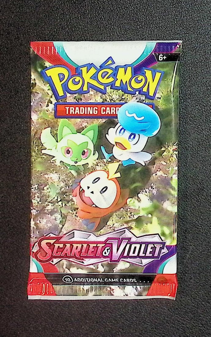 2023 Pokemon Scarlet & Violet 10 Card TCG Booster Pack, Charizard, Pikachu, Holo (1 of 1)