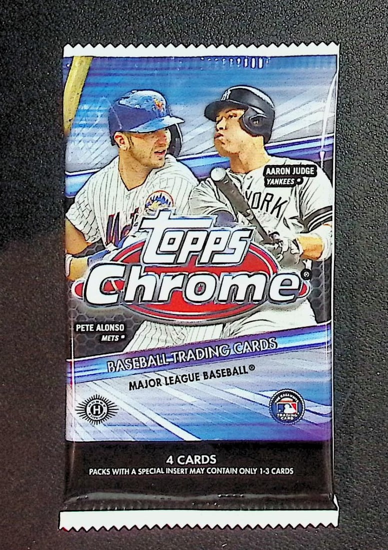 2020 Topps Chrome Baseball Card HOBBY BOX PACK Sports Cards MLB Trading Cards (1 of 1)