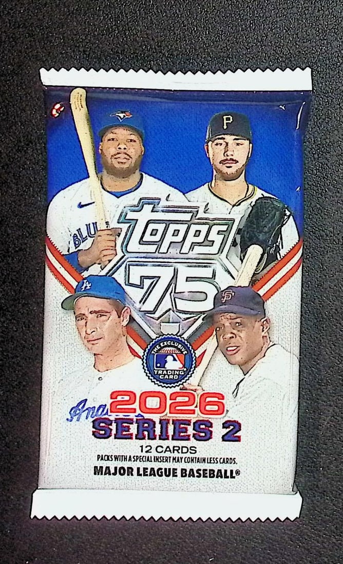 2026 Topps Series 2 Baseball 75th Anniversary BLASTER BOX PACK (1 of 1)
