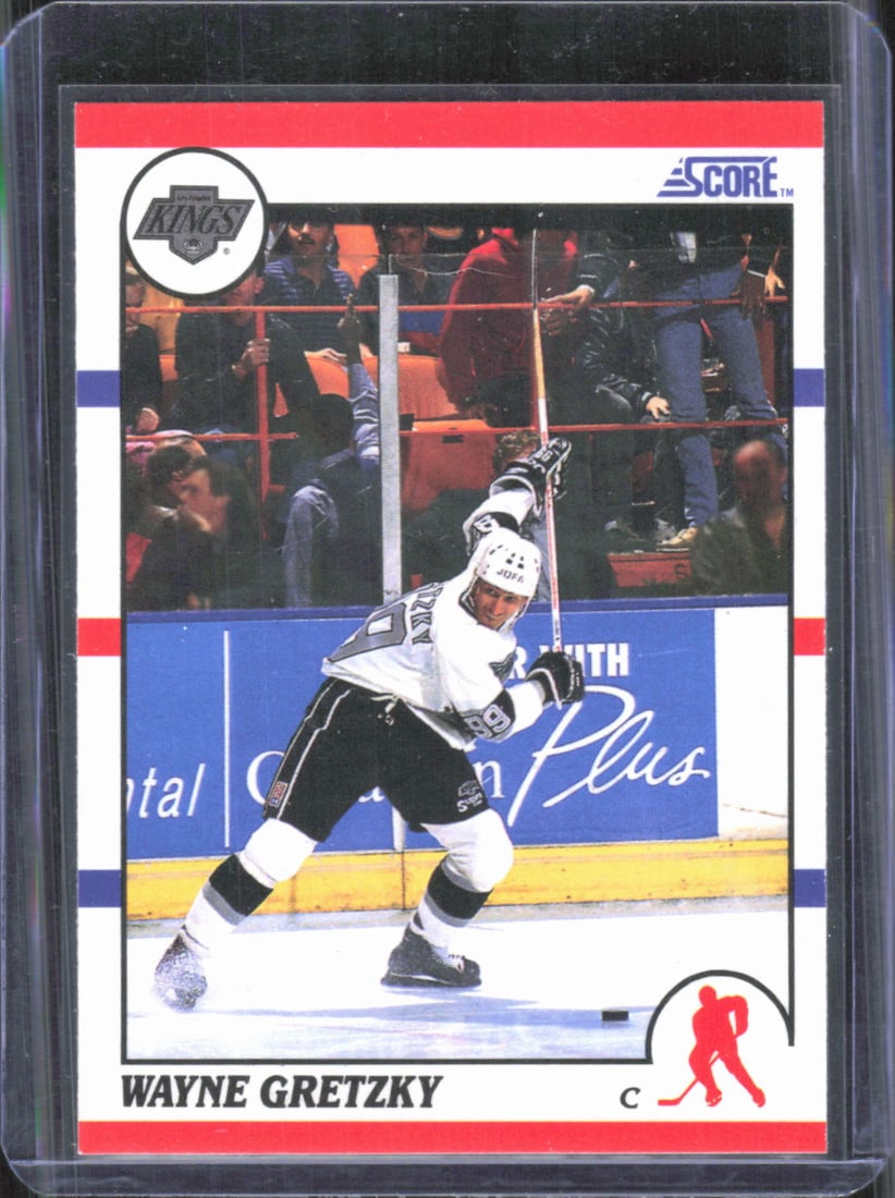 Wayne Gretzky 1990 Score #1: Score Vintage NHL Hockey Trading & Sports Cards, Old Sports Cards for Sale Near Me, Stanley Cup & Hall of Fame Players, Valuable Auction Memorabilia Lots for Sale On Line