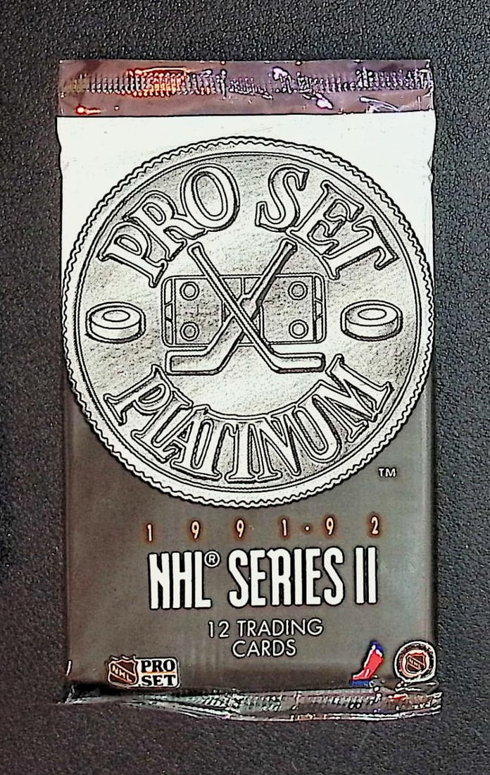 1991-92 Pro Set Platinum Series 2 Vintage Hockey Card Factory Sealed Retail Box Pack: Pro Set Vintage Hockey NHL Trading & Sports Cards, Brett Hull, Ray Bourque, Patrick Roy, Mario Lemieux, Wayne Gretzky, Sports Cards for Sale Near Me, Auction Lots for Sale on Line, Stanley Cup Winners
