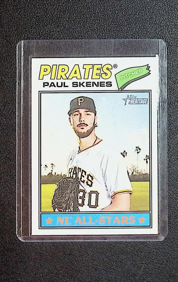 Paul Skenes NL All-Stars 2026 Topps Heritage #33: Topps Baseball MLB Trading & Sports Cards, Sports Cards for Sale Near Me, World Series & Hall of Fame Players Memorabilia, Refractors, X-Fractors, Numbered, SP, SSP, Valuable Auction Memorabilia Lots 